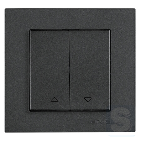 Вимикач для жалюзі Arvia Electric KAREN Димчастий (20 04 2000 216)